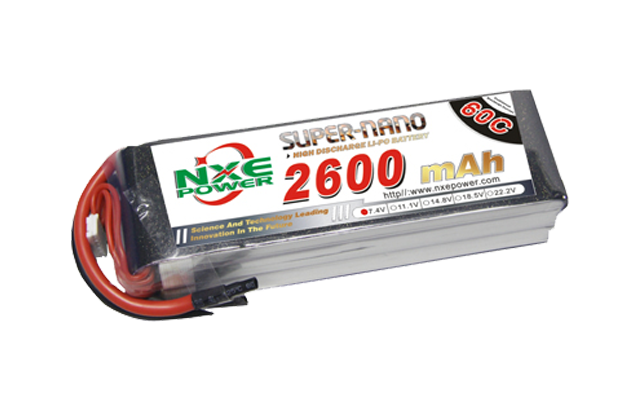 2600mAh 60C 2S 7.4V 航模電池