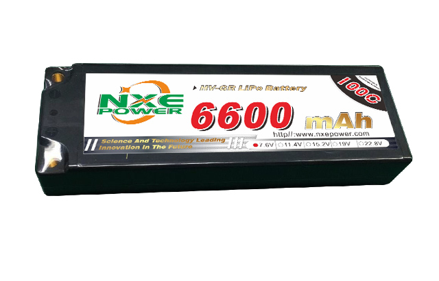 6600mAh 100C 2S2P 7.6V 車模電池