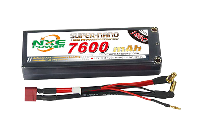 7600mAh 100C 2S2P 7.4V 車(chē)模電池