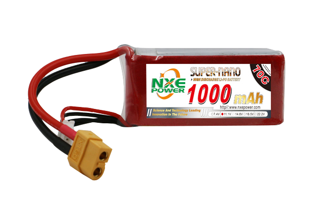 1000mAh 70C 3S 11.1V FPV穿越機(jī)電池