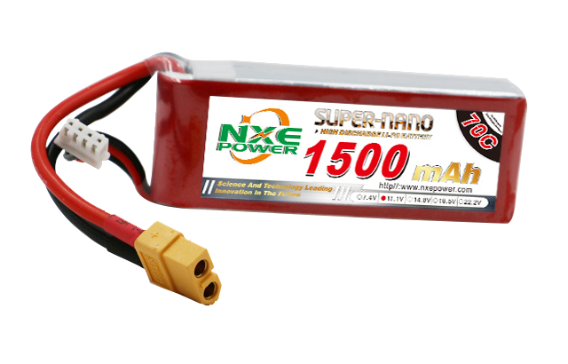 1500mAh 70C 3S 11.1V FPV穿越機電池